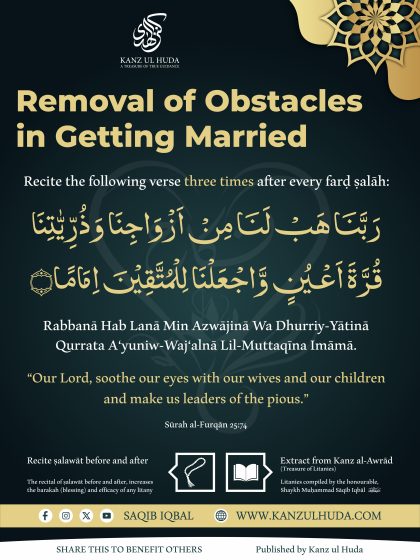Removal of Obstacles in Getting Married